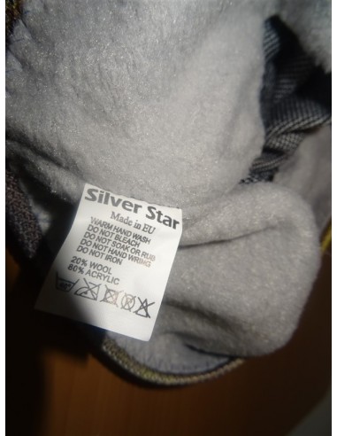 Fes multicolor imprimeu Printesa Silver Star